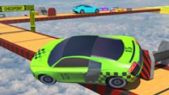 Play Free Online Real Impossible Sky Tracks Car Driving Game Now