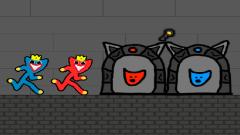 Free Red and Blue Stickman Huggy 2 Game Android Online Now