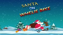 Play Santa On Wheelie Bike Free Browser Game Now