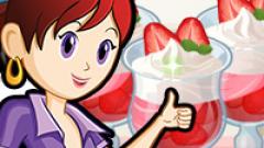 Play Free Games Strawberry Parfait: Sara's Cooking Class Online Now