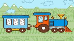 Free Trains For Kids Coloring Game For Mobile