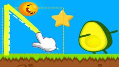 Play Wheres My Avocado Draw Lines iOS Online Now Free